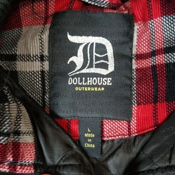 Dollhouse Corduroy Buffalo Plaid Jacket - Picture 3 of 7